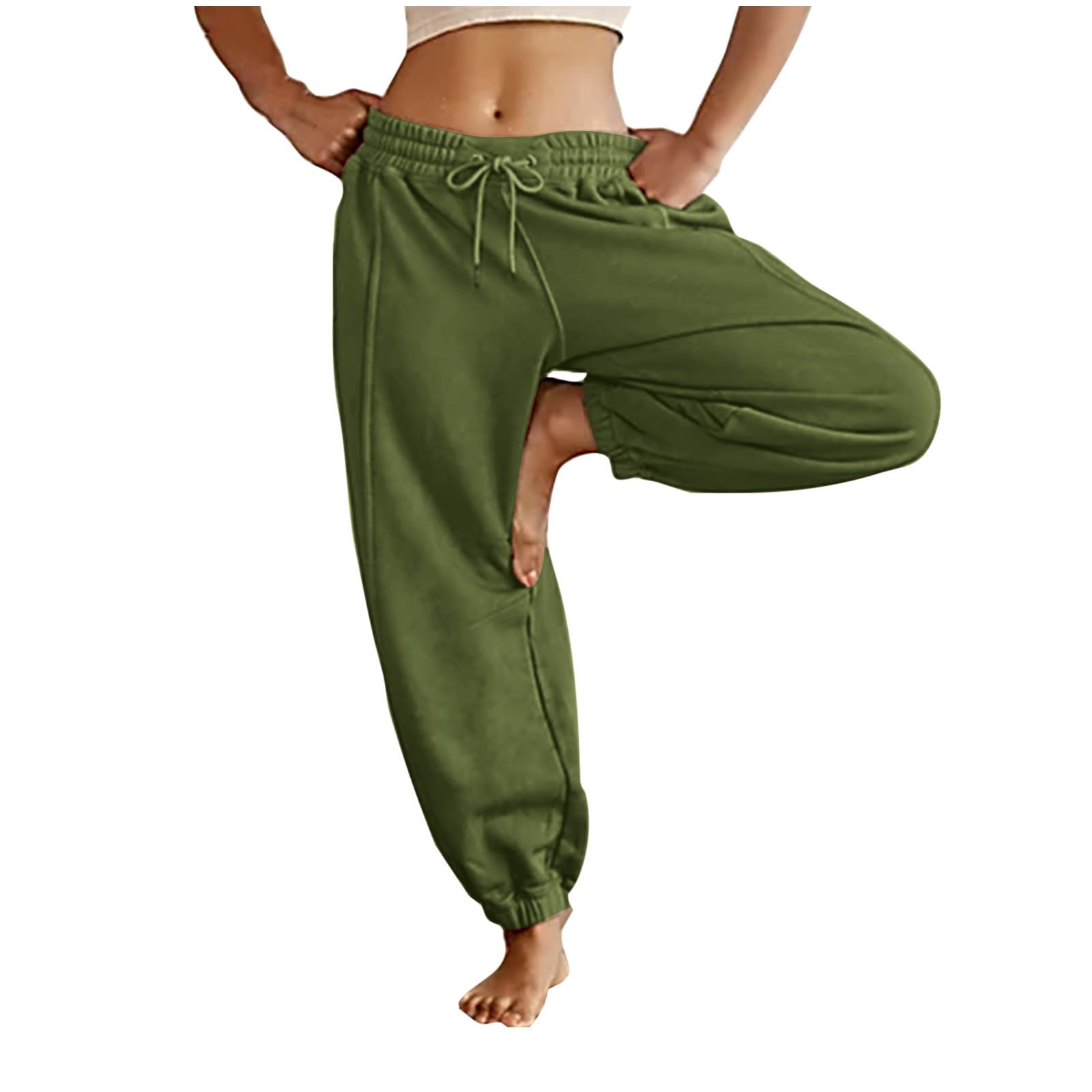 Mittory Womens High Waist Sweatpants Athletic Workout Joggers