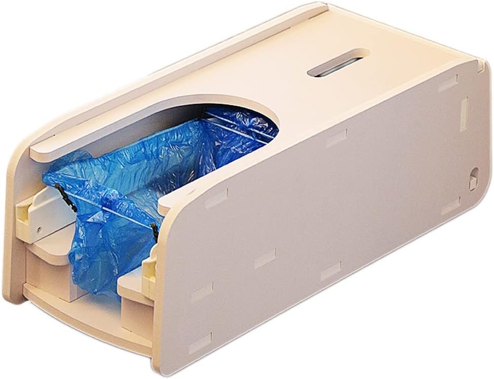 ドラッグアンドドロップ靴カバー機ホーム靴成形機使い捨て自動足ステッピングインテリジェント屋内(White)