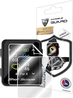 IPG for Shot Scope H4 GPS Handheld Screen Protector (2 Units) Invisible Ultra HD Clear Film Anti Scratch Guard-Smooth/Self-Healing/Bubble -Free for H4