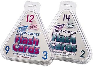 TREND ENTERPRISES INC. THREE-CORNER FLASH CARDS 48/PK (Set of 3)