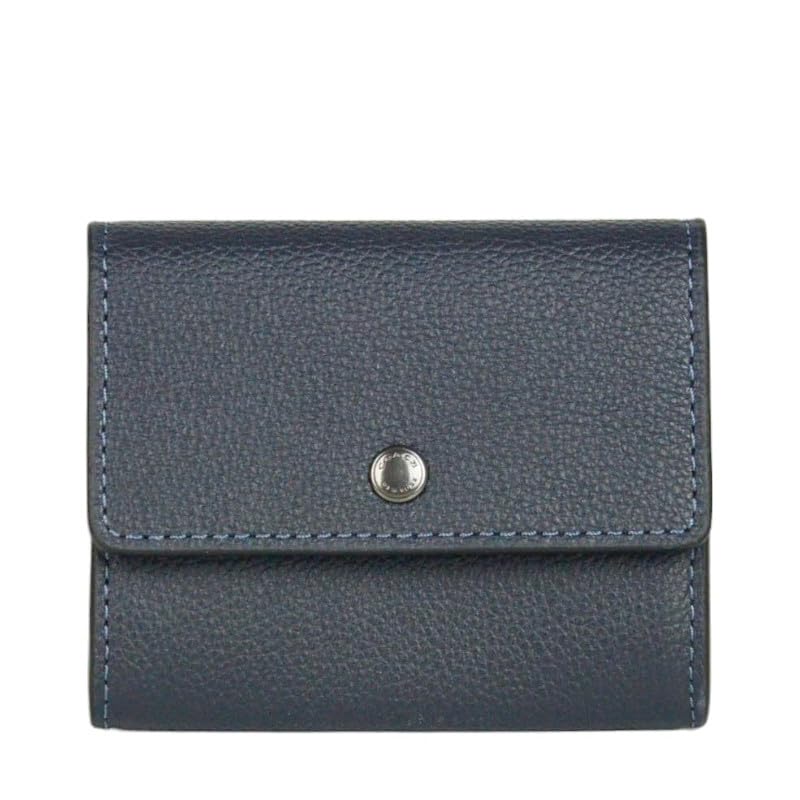 新品 COACH コーチ ケース 小銭入れ ミッドナイトブルー COACH コーチ 財布 新作 新品 コインケース ぺブルレザー CW-361