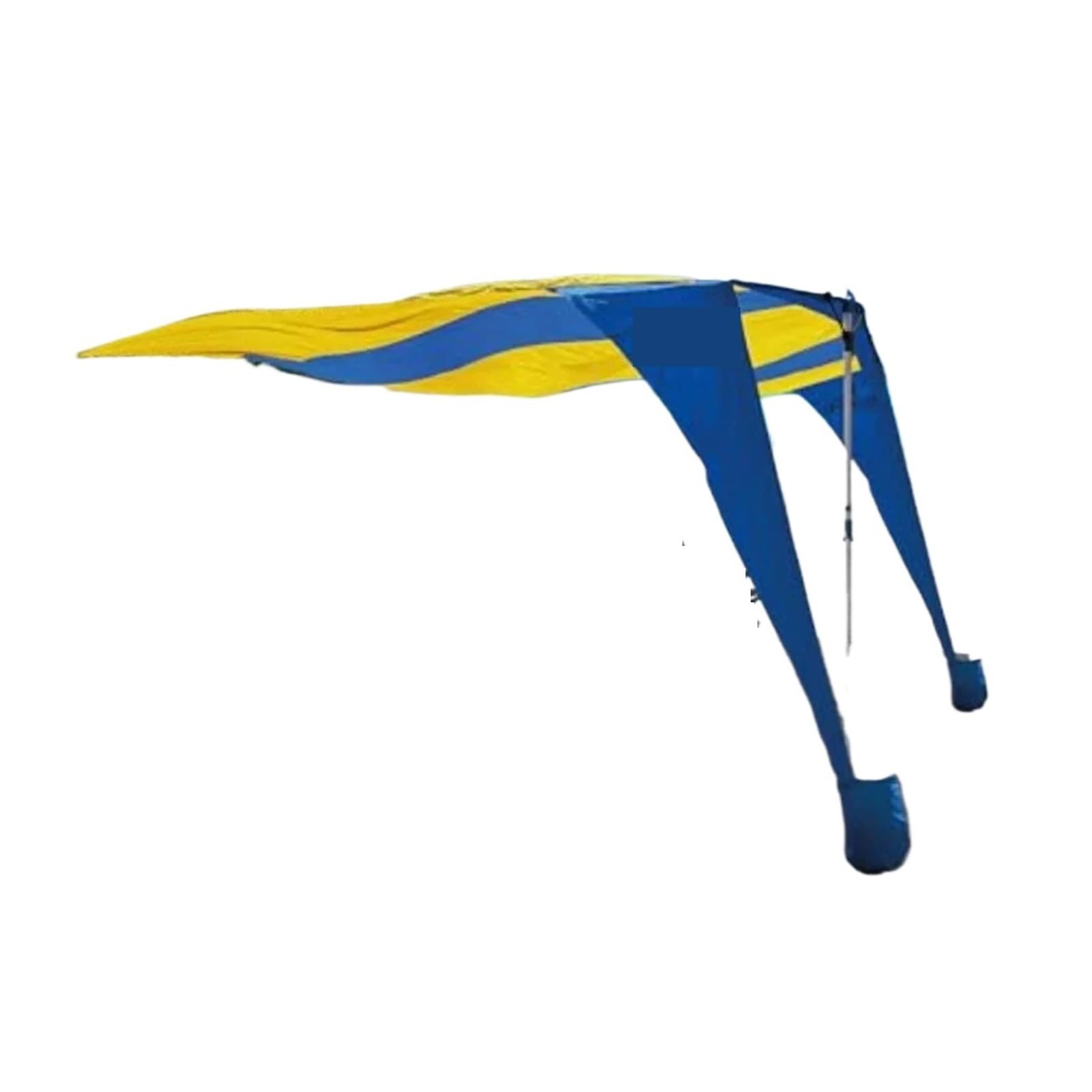 Auvent solaire portable tente de plage ombragée 1-8 personnes