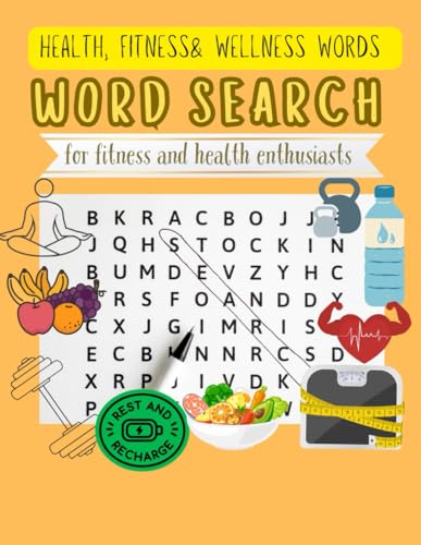 Word Search for Fitness, Health and Wellness