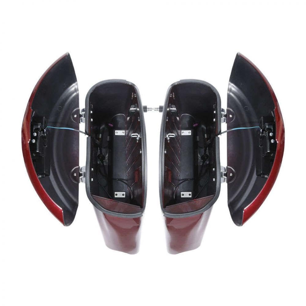 Set Borse Laterali Sgancio Rapido Nero Per Moto Compatibile Con Indian Chief Vintage 2019 Roadmaster 2020 Vintage Dark Horse 2021 Challenger 23