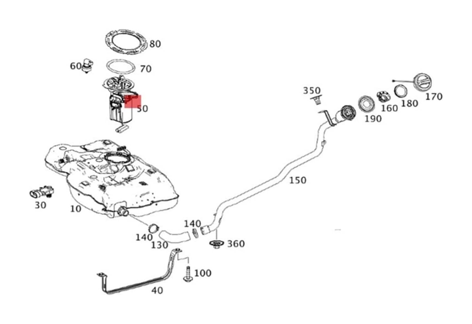 Pompes électromagnétiqu Pour M&ercedes Pour B&enz CLA200 CLA 220 CLA250 GLA260 AMG CLA 45 4MATIC 2014-2020 Module Réservoir 2464701694 Pompe À Carburant