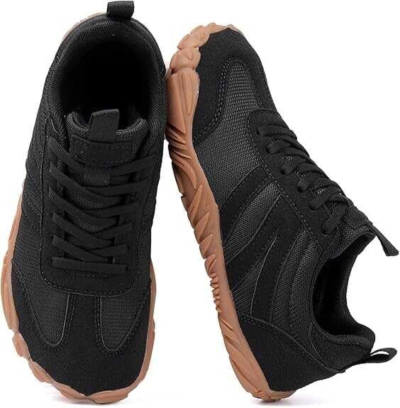 DYISOFY Barfußschuhe Damen Herren Frühling-Sommer Traillaufschuhe Fitnessschuhe rutschfest Zero-Drop Leicht Atmungsaktiv Breiter Zehenbox