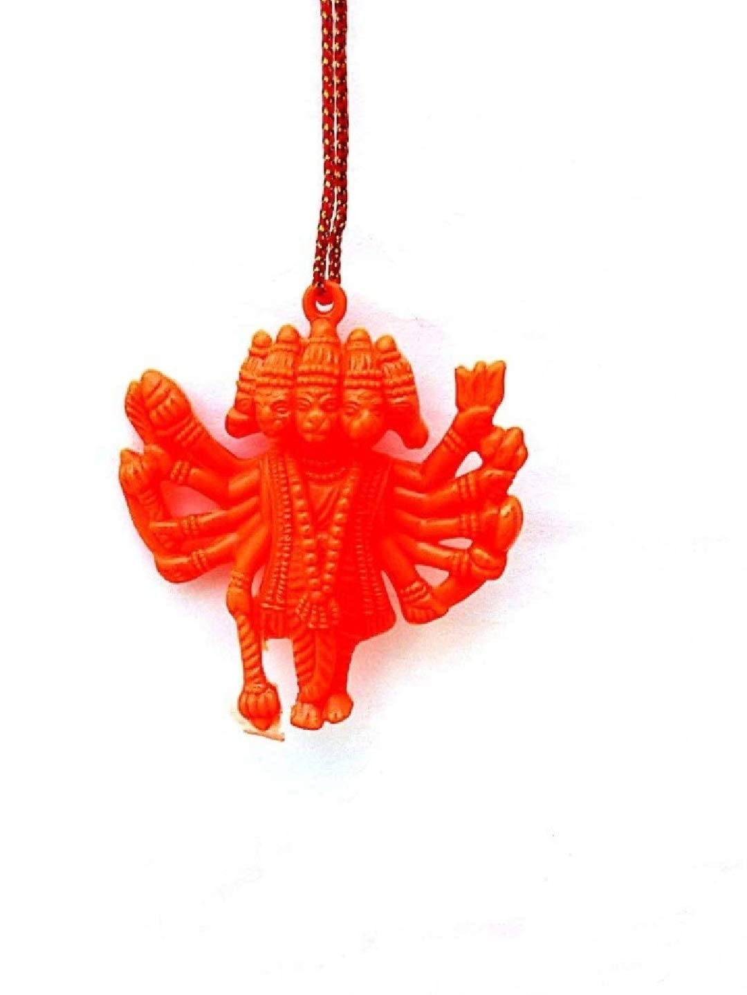 Amazon.com: Click2Get Panchamukhi Hanuman Decorative Orange Car
