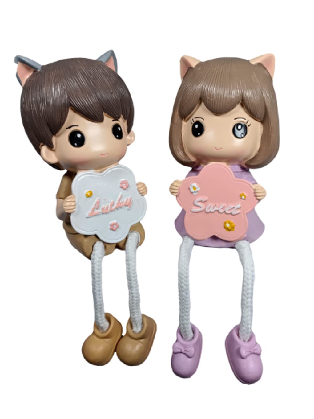 BHOOLU&GOOLU Hanging Leg Doll Showpiece - Style7