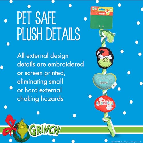 How-The-Grinch-Stole-Christmas-14-Grinch-Rope-Toy-for-Dogs-Squeaky-Dog-Toys-Rope-Dog-Toys-Holiday-Toys-for-Dogs-Pet-Christmas-Stocking-Gifts-The-Grinch-Dog-Toys