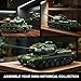 WW2 Army Tank Building Set Compatible with Lego, Soviet is-2 Military Tank Toy Model for Adults, Collectible Gift Ideal for Army Fans (1402 Pieces)