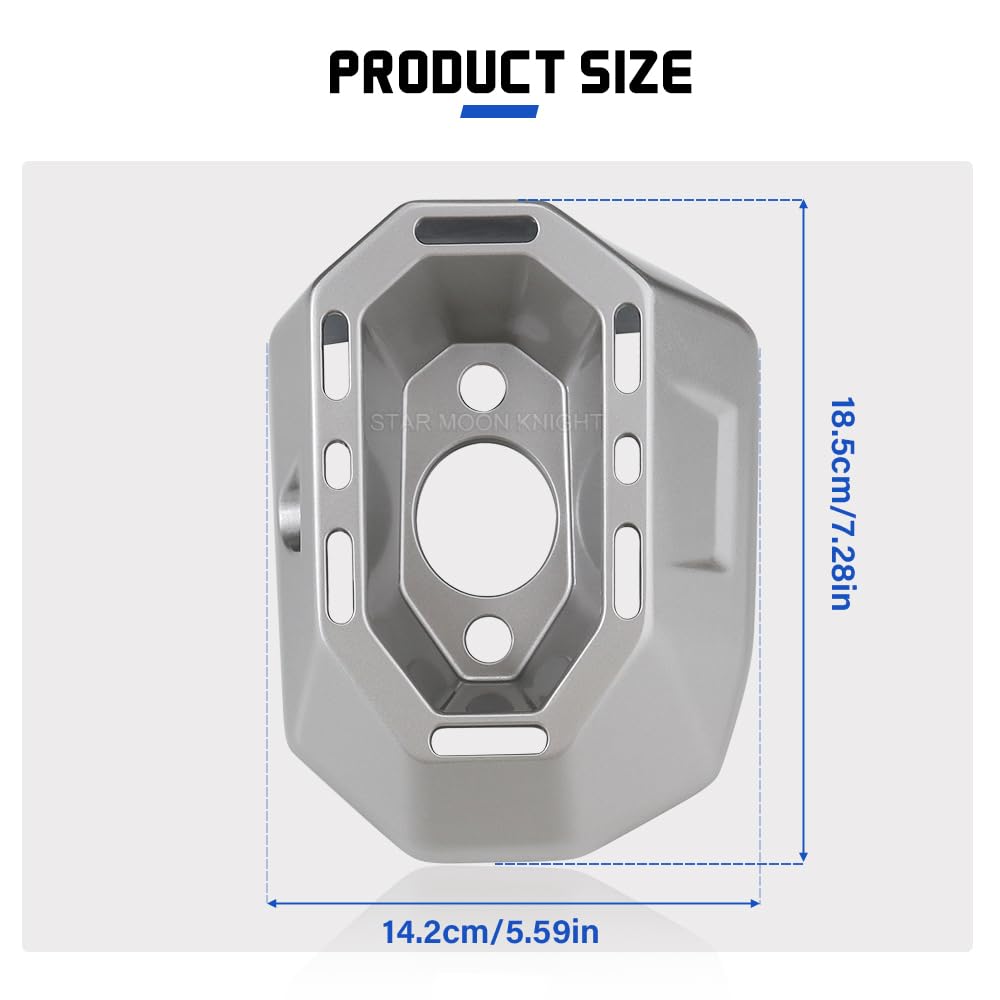 ADV 350 Protezione silenziatore di scarico per Honda ADV350 2022 2023 2024 2025+ Accessori per tappo terminale in lega di alluminio