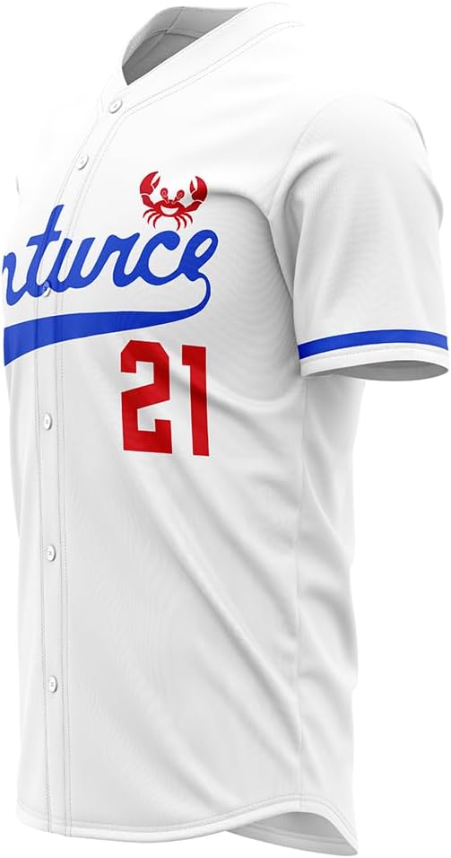 Men's #21 Puerto Rico Baseball Jersey Classic Baseball Shirt Stitched - Image 6