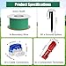 VELPAX 50M Boundary Cable,Universal Boundary Wire for Robot Lawnmower,Garden Wire Accessory Set,with 50 ground spikes,10 Cable Connectors,10 Connection Terminals