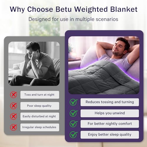 Image of Weighted Blanket for Adults 25lbs, 80 inchx87 inch, King Size Cooling Heavy Throw Blanket for 220-280lbs, Microfiber Soft Thick Big Blankets Weighted Comforter Breathable Gift for Sleeping, Grey