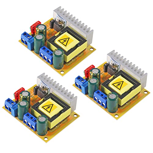 Aobao 3pcs DC-DC High Voltage Boost Converter 8V-32V to ±45V-390V ZVS Step-up Booster Module Capacitor Charging Power Supply Module