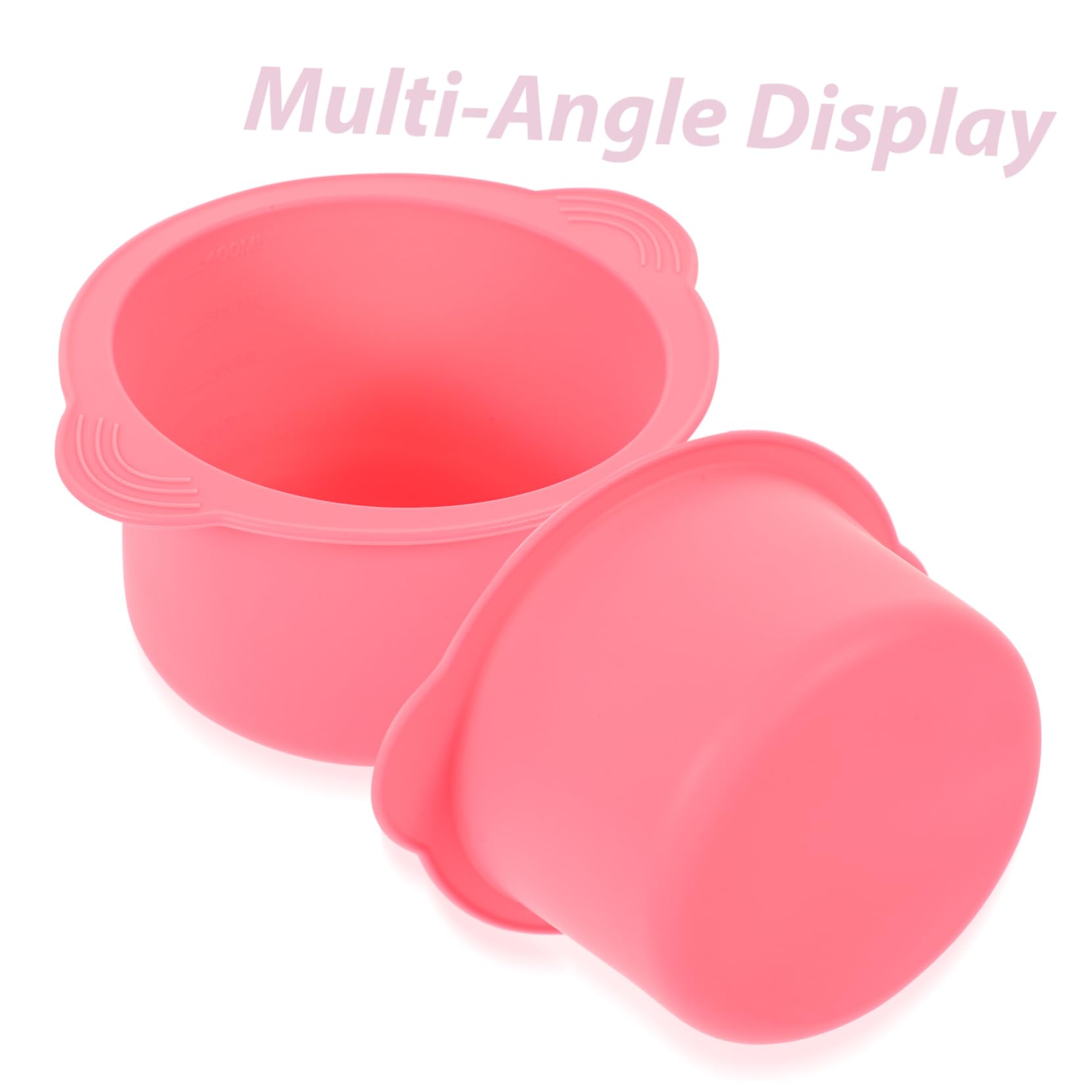 Didiseaon 5pezzi Ciotola Silicone Per Scaldacera Liner Per Depilazione Resistente Temperature Facile Sformare Compatibile Macchine Per