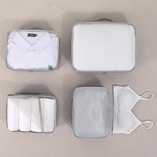 Lot de 7 cubes de rangement haut de gamme pour bagages de luxe - 7