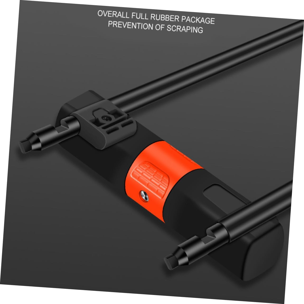 TOYANDONA Sturdy U-Shaped Lock for Bike Theft Chain Lock Steel Cable Key Lockable Space Easy Locking for Motorcycle