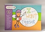 Wannabees Pretend Teacher Set for Kids -- Complete Pretend Teacher Kit Including Registers, Stickers and Weather Charts