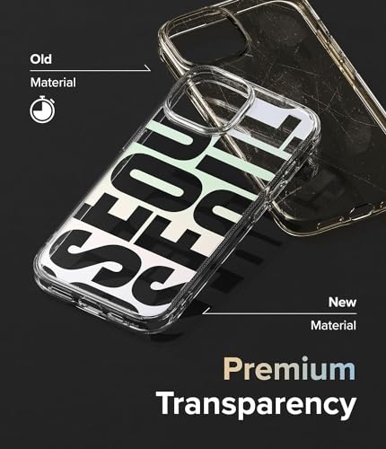 Image of Ringke Fusion Design Compatible with iPhone 15 Case Cover Hard Graphic Designed Back Soft Flexible TPU Bumper Scratch Resistant Natural Form iPhone 15 Back Cover - Seoul