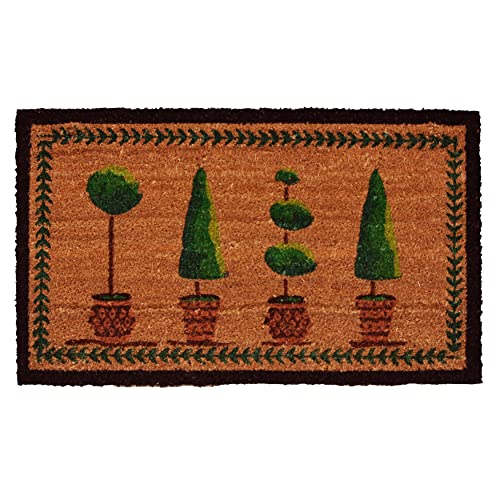 Home and More Calloway Mills 120742436 Topiary Doormat, 24"x36", Multicolor