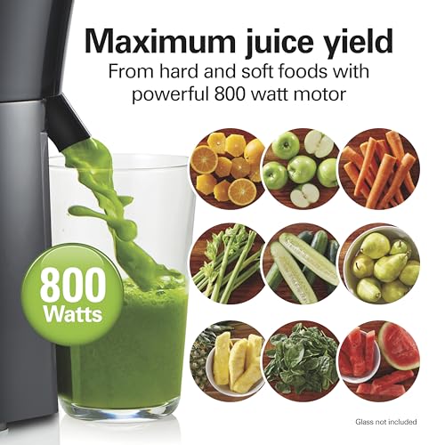 Hamilton Beach 67601AG Juicer Machine, Big Mouth Large 3 Inch Feed Chute For Whole Fruits And Vegetables, Easy To Clean, Centrifugal Extractor thumb #3
