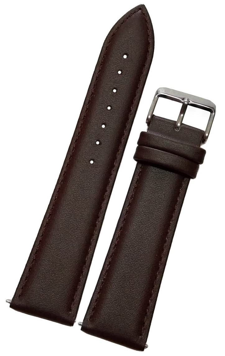 SURU® 18mm Padded Quick Release Ogive Tip Leather Watch Strap/Band for Men Women (Colour - Brown/For Lug Size - 18mm)(Size Guide in 3rd Image) R93 (B098TW2QHS) Amazon Price History, Amazon Price Tracker