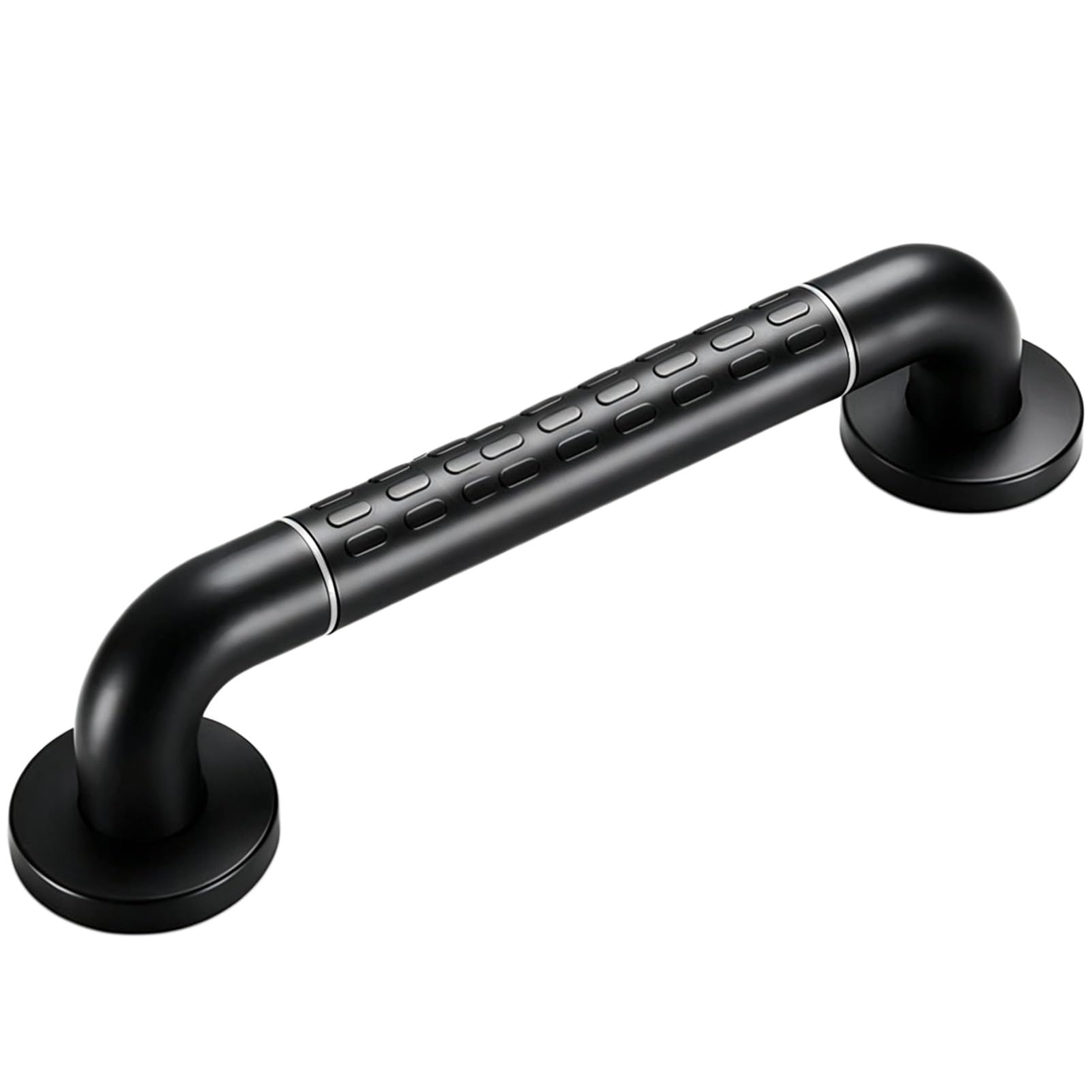 FKXSXAZ Black Grab Bar for Bathroom, Safety Shower Anti-Slip Bars Bathtub & Toilet, Handicap Balance Assist Handle Stainless Steel(2.3ft/70cm)