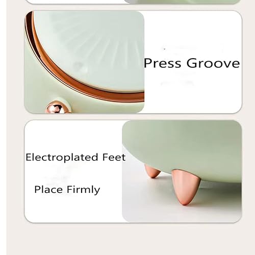 Miniatura 9 de AIWE7D Bote de basura pequeño de 04 galones para cocina mini cubos de basura de baño con tapa cesta de basura para oficina dormitorio escritorio