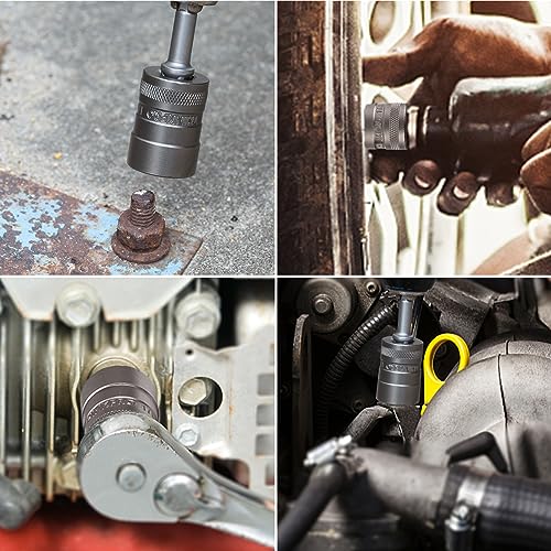 THINKPRO Bolt Extractor Kit, 20 PCS Impact Bolt & Nut Remover Set, Stripped Bolt Extractor Socket Set for Removing Damaged, Frozen, Rusted, Rounded-Off Bolts, Nuts & Screws