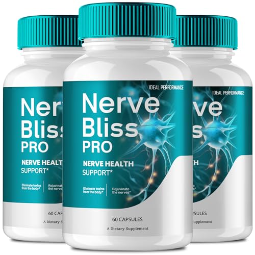 Nerve Bliss Pro Capsules Nerve Bliss for Neuropathy Advanced Nerve Health Supplement Pills - Maximum Strength All Natural Healthy Circulation & Stable Levels NerveBlissPro Reviews (3 Pack)