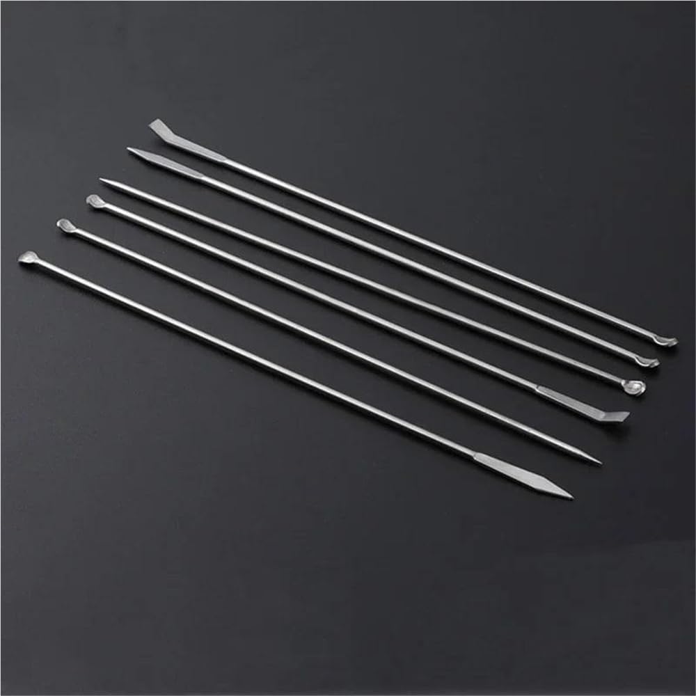 Laborausstattung und -bedarf 3 * 1/set 220mm Edelstahl Kleine Schaben Löffel Labor Schöpfkelle for