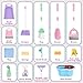 deAO Kids Cleaning Set for Toddlers, 17 PCS Pretend Play Detachable Housekeeping Cart with Broom,Dust Pan,Spray Bottle Children House Cleaning Tools,Kids Broom and Mop Set