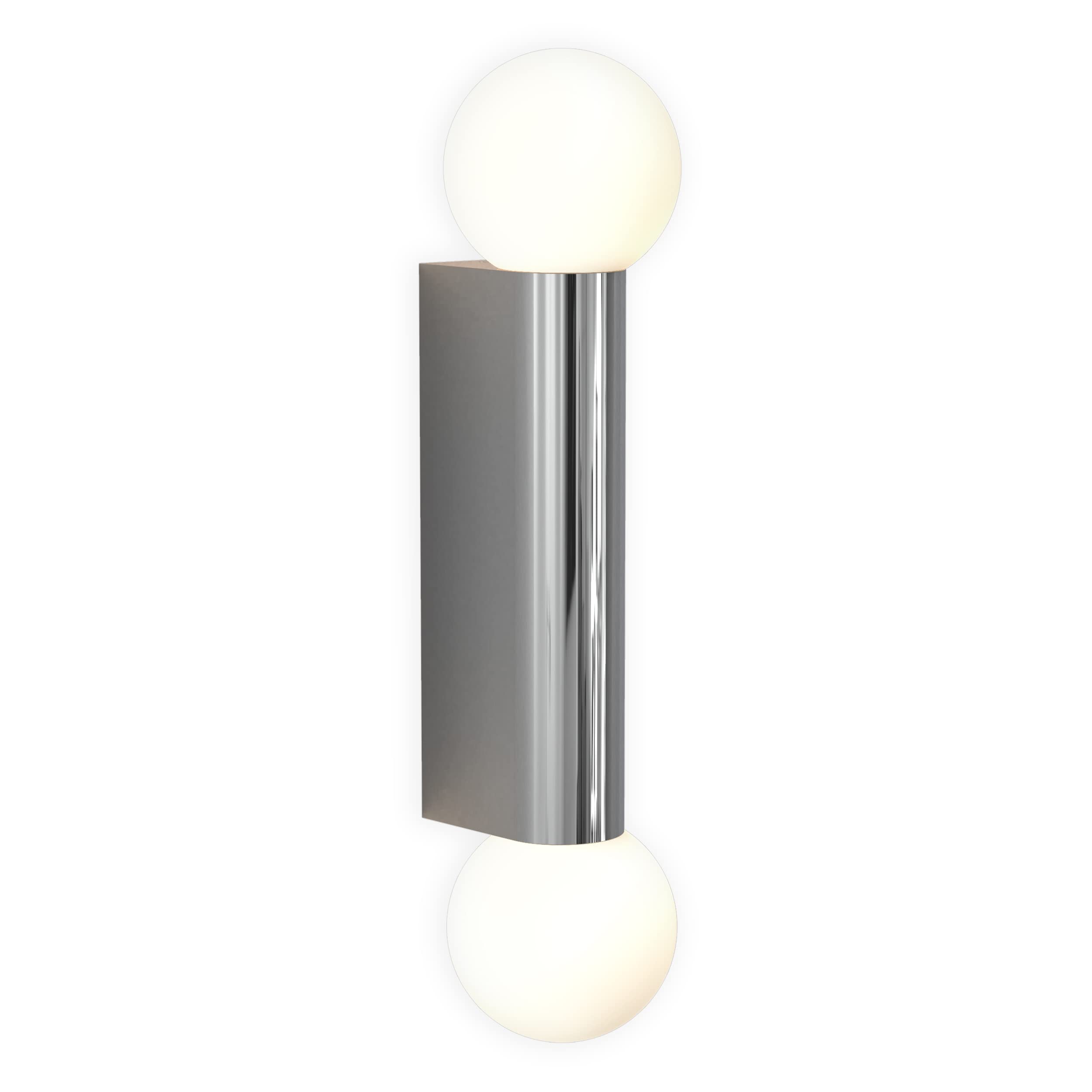 Ortona Twin Polished Chrome Wall Light Astro