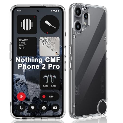 Custodia Per Nothing CMF Phone 2 Pro - Fiori E Piante Viola, TPU Morbido Trasparente, Antishock - 2