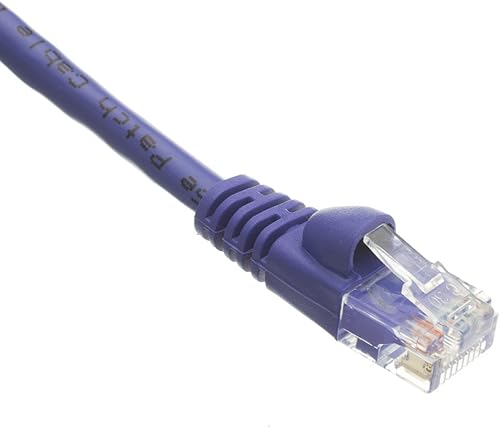 Miniatura 2 de Cable Ethernet Cat6, 24AWG, conector de placa dorada RJ45, 4 pares de cobre trenzado, cable de conexión de red de Internet de par trenzado sin