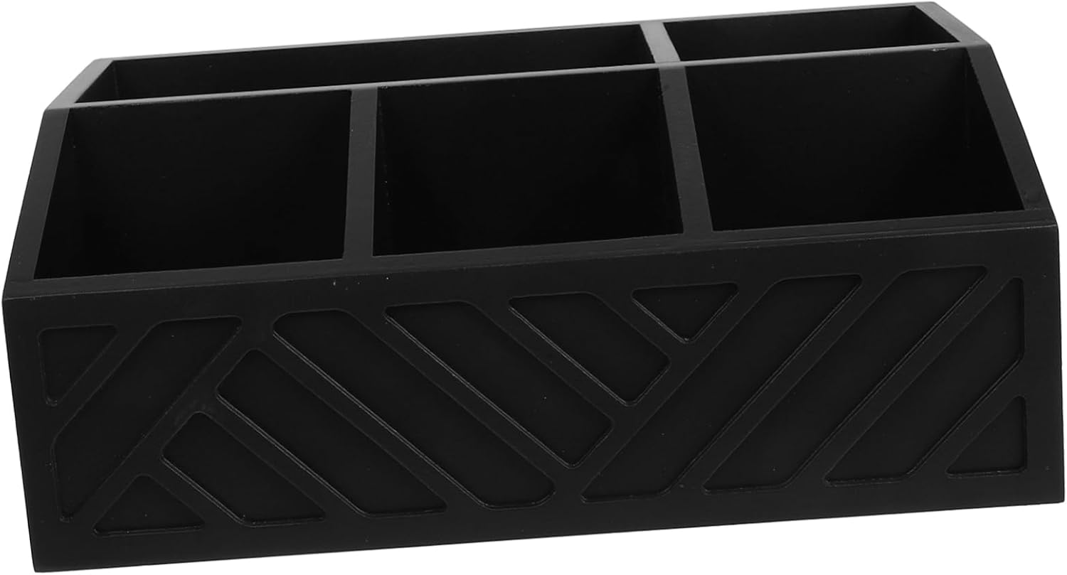 Garneck Wooden Coffee and Tea Organizer Box Compartments Storage for Tea Bags and Coffee Packets 1 Piece for Kitchen Countertop and Home Use