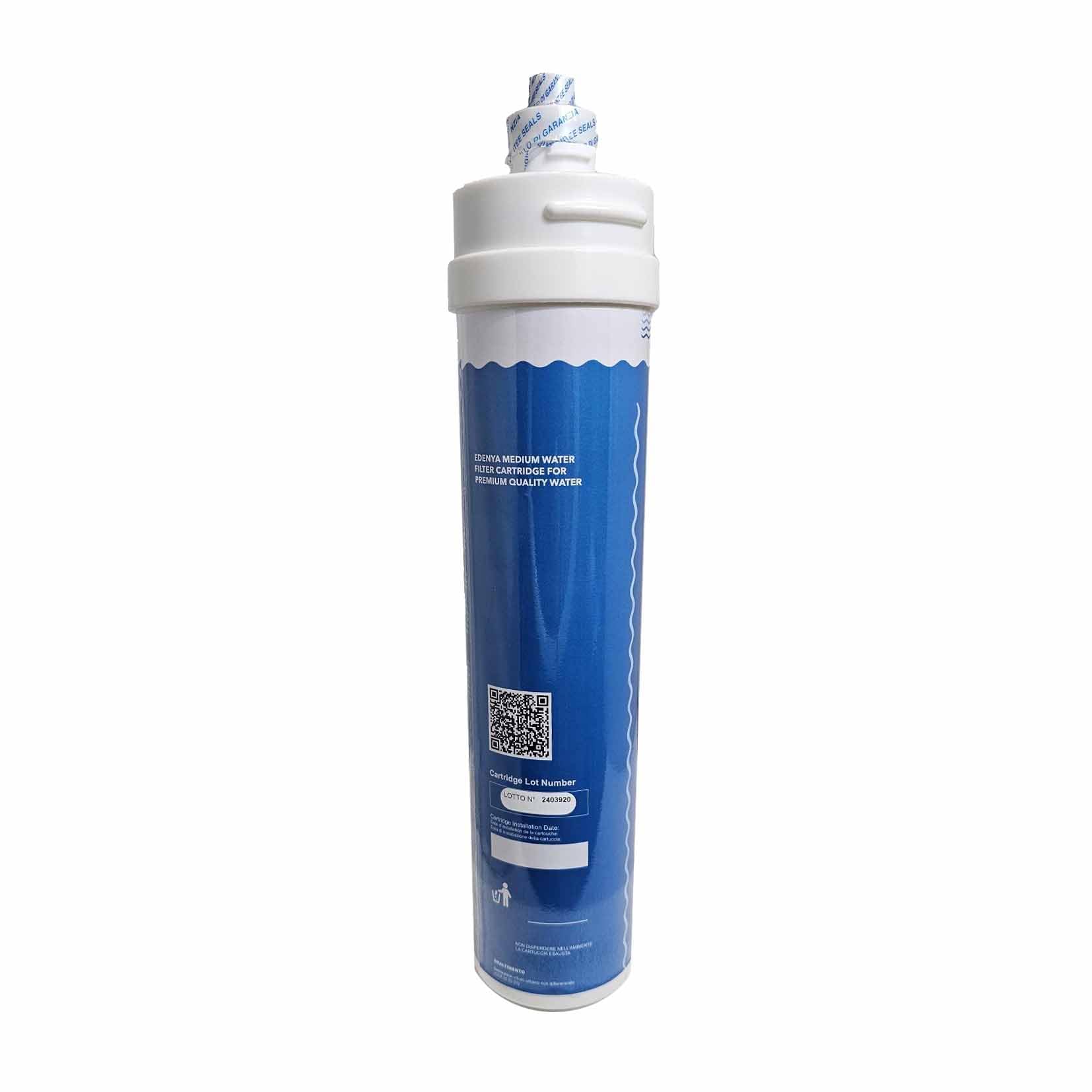 Edenya Filtro a Carbone Attivo 0,5 Micron - Medium Made in Italy Compatibile con Filtro Everpure 4C - 15000 lt 350 lt/h