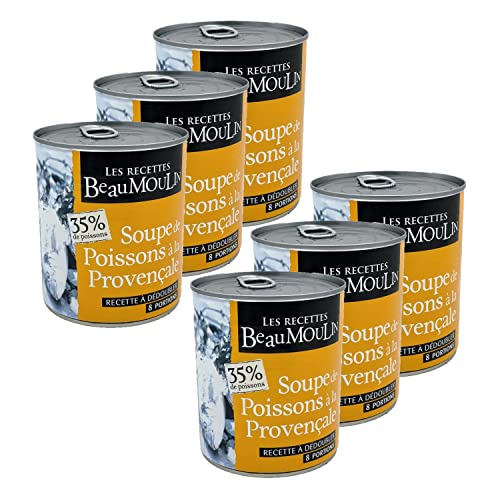 Soupe de poisson provençale pour un dîner chaleureux en famille lot 6x800g