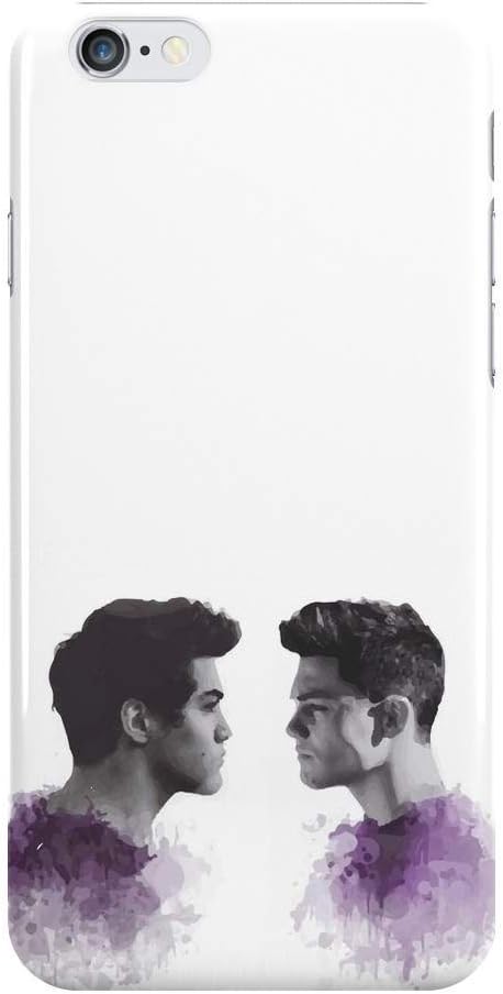 The Dolan Twins Phone Case - Ethan Dolan & Grayson Dolan Watercolour Cartoon - Hard Plastic, Snap-On Case - Fun Cases - iPhone 5 / 5s / SE
