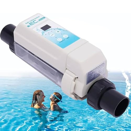 Clorador de sal, sistemas generador de cloro, detección del nivel de agua, tratamiento de aguas para piscinas y spas, cloradores de piscinas, dispensador automático de cloro para piscinas 85M³/20g/h