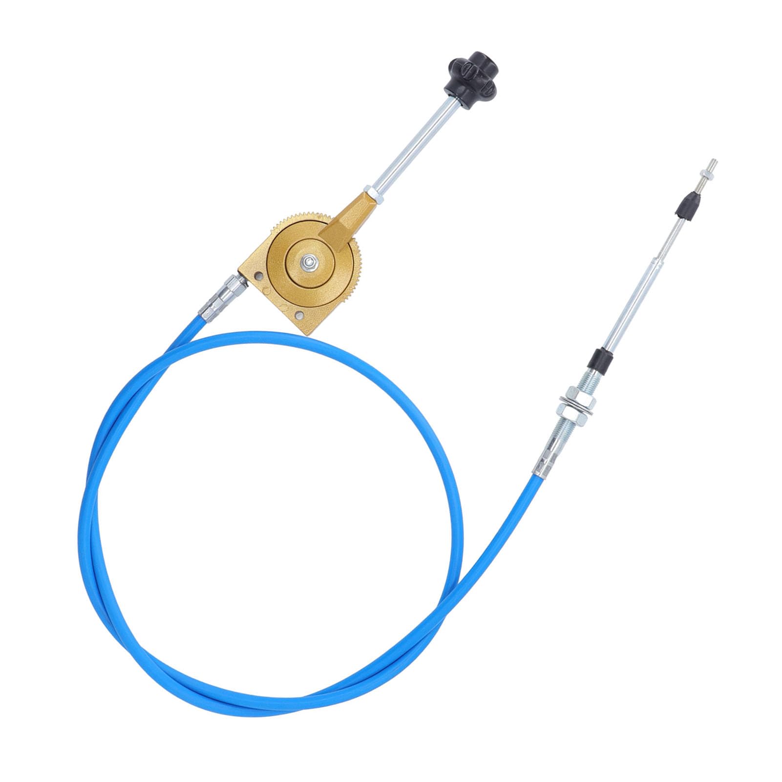Ausla Cable de Acelerador Manual para Excavadora, Material PU, Conectores de Acero Inoxidable, Cable de 5 M para Excavadoras y Camiones Mezcladores