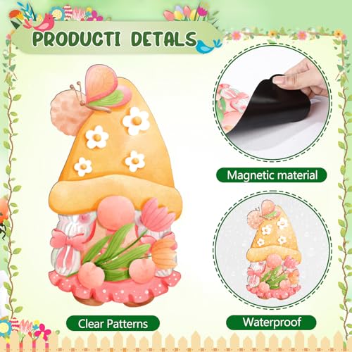 14 Imánes decorativos primavera para frigorífico miniatura 5