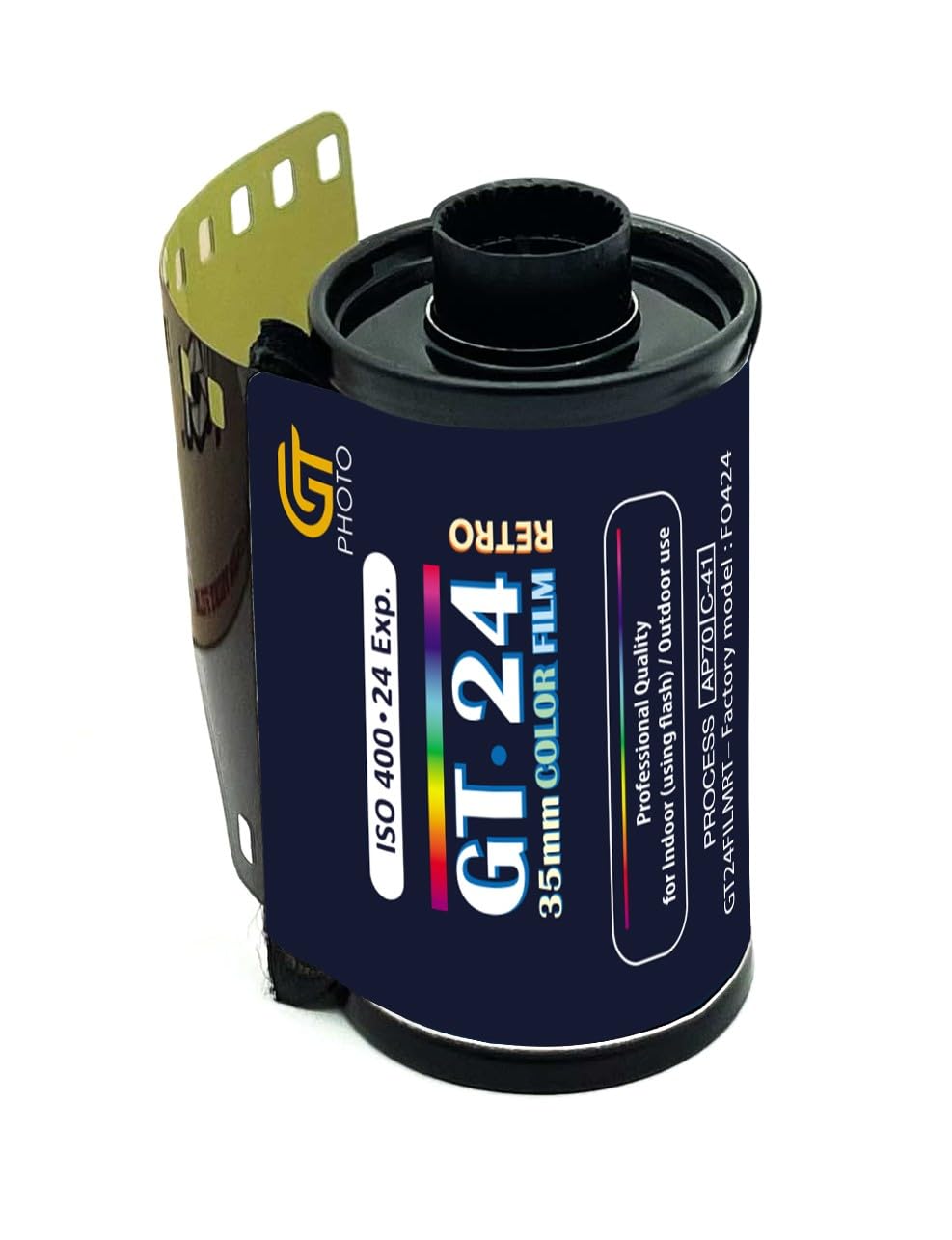 GT PHOTO Pellicule Photo Couleur Retro 35mm - 24 Photos