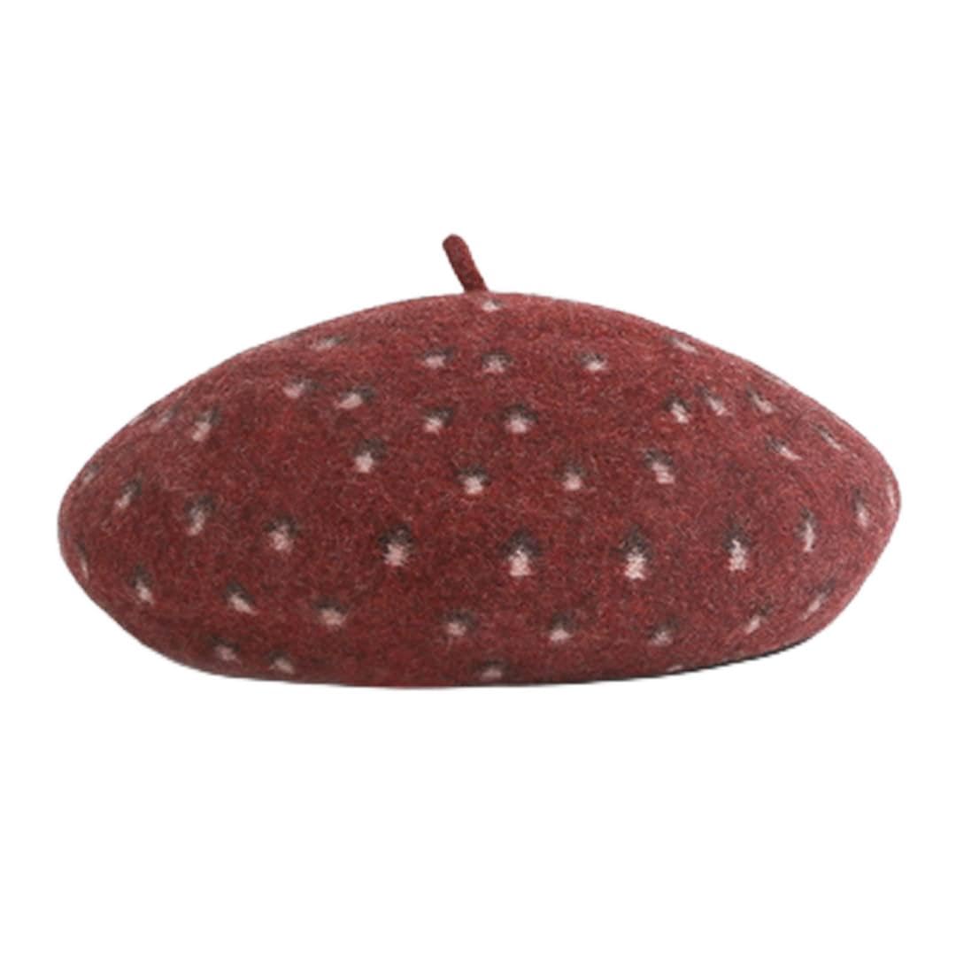 Lmtossey Boinas Cian Británicas, Sombreros Versátiles para Mujer, Gorro De Lana para Mujer, Gorro Cálido para Otoño E Invierno para Mujer
