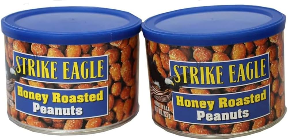 Amazon.co.jp: ハニーローストピーナッツ227gx2缶 ストライク