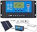 revolt Solarladeregler 12V: Solar-Laderegler für 12/24-V-Akkus, PWM-Lademodus, 2 USB-Ports, 40 A (PV Laderegler 12V, Solar Controller, Ladegeräte Autobatterien)