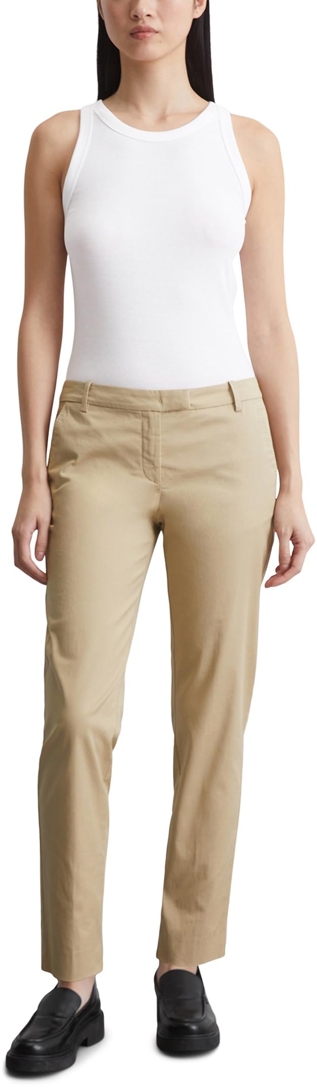 Marc OߴPolo Damen Chinohose mit Stretch-Anteil Slim Fit