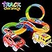 Track Cars Replacement Only Light Up Toy Cars with 5 Flashing LED Lights Toys Racing Car Track Accessories Compatible with Magic Tracks and Tracks with Most Track Cars for Boys and Girls (3 Pack)