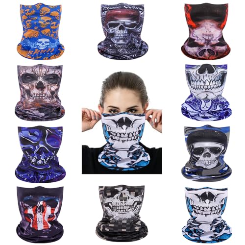 Image of Neck Gaiter Masks Tube Scarf,Seamless Bandanas Buffs Gators,Ourdoor Face Mask Face Covering Multi Headwear